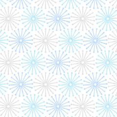 水彩風レトロな和モダン北欧抽象柄