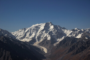 Fototapeta na wymiar Mountains in Kyrgyzstan. Tien Shan 