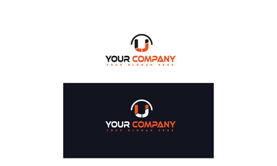 Fototapeta premium Letter Logo - U Letter Alphabet Logo Design Template for your business or service