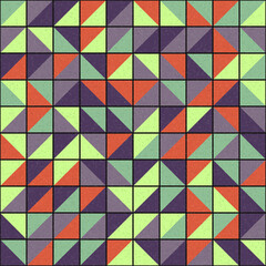 Obraz premium Abstract Geometric Pattern generative computational art illustration
