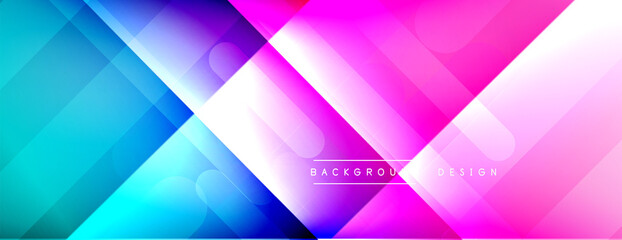 Dynamic lines abstract background. 3D shadow effects and fluid gradients. Modern overlapping forms