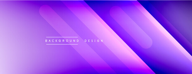 Dynamic lines abstract background. 3D shadow effects and fluid gradients. Modern overlapping forms