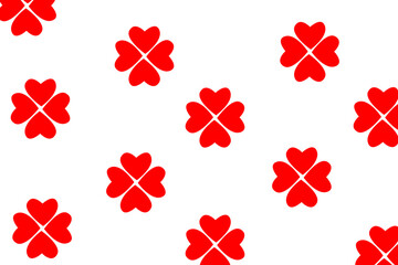 seamless background with hearts