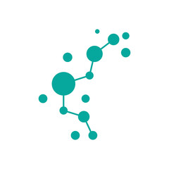 Molecule symbol logo template vector illustration design