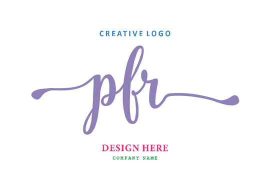 PFR lettering logo is simple, easy to understand and authoritative
