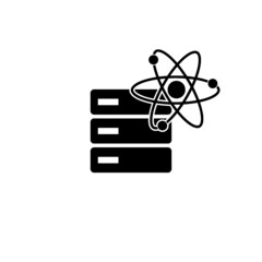 Data Science icon isolated on white background