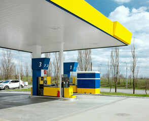 Gas fuel station