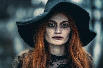 portrait of a devil witch