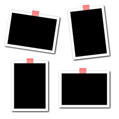 photo frames isolated on white background