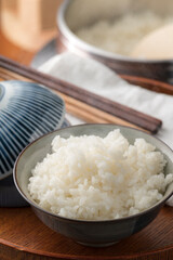 羽釜で炊いたご飯