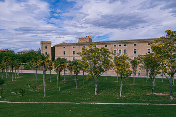  Moorish historic palace in the Spanish city of Zaragoza