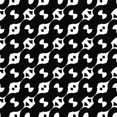 vector seamless pattern with diagonal elements. abstract ornament for wallpapers and backgrounds. Black and white colors.