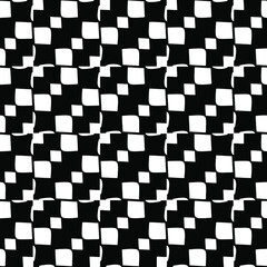 Fototapeta premium vector seamless pattern with diagonal elements. abstract ornament for wallpapers and backgrounds. Black and white colors.