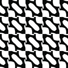 vector seamless pattern with diagonal elements. abstract ornament for wallpapers and backgrounds. Black and white colors.