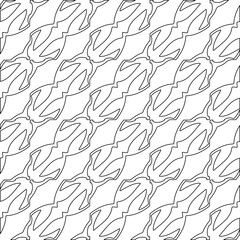  vector pattern with diagonal elements. abstract ornament for wallpapers and backgrounds. Black and white colors.