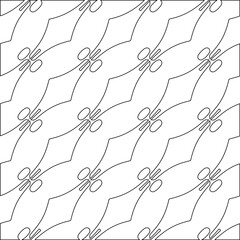 vector pattern with diagonal elements. abstract ornament for wallpapers and backgrounds. Black and white colors.