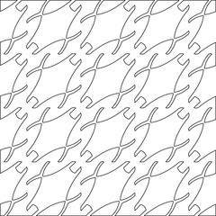 vector pattern with diagonal elements. abstract ornament for wallpapers and backgrounds. Black and white colors.