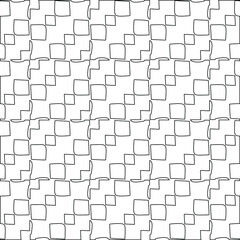 vector pattern with diagonal elements. abstract ornament for wallpapers and backgrounds. Black and white colors.