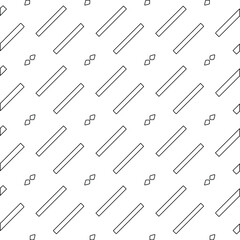  vector pattern with diagonal elements. abstract ornament for wallpapers and backgrounds. Black and white colors.