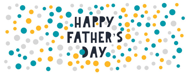Fototapeta na wymiar Happy father's day. Lettering. Banner Sale Brush text pattern vector