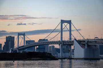 お台場の夕焼け