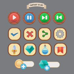 FANTASY GAME UI SET