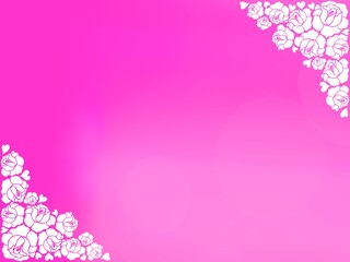 Pink background photo with frame An empty place for inspirational messages, emotions, feelings, quotes, sayings or pictures, lay flat.