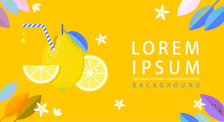 orange juice background