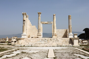 main temple in Laodicea on the Lycus - ancient city in Turkey