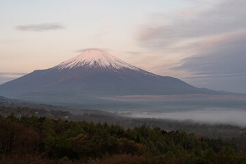 山中湖パノラマ台の朝