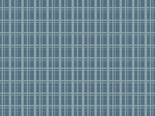 Seamless Tartan Pattern Background In Blue Color.