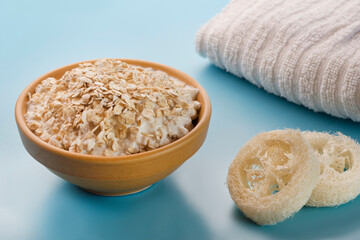 Natural Yogurt creams of oats