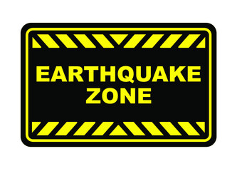 earthquake sign	