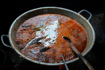 Mangut Spicy Catfish is one of the traditional dishes in Yogyakarta made from smoked catfish with...