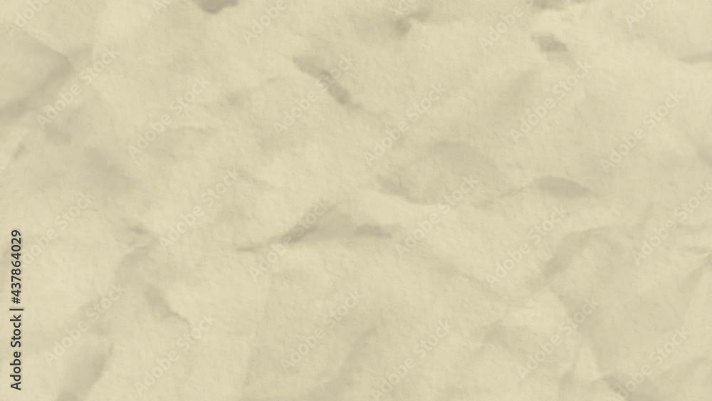 Aufkleber moving light crumpled paper background, seamless loop and stop motion effect. animation. creased abs