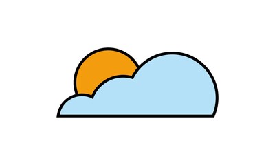 vector simple cloudy