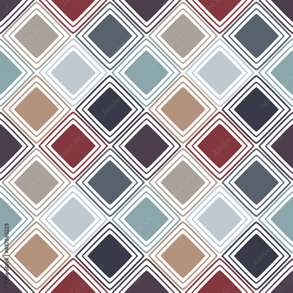 Wall mural seamless pattern. abstract boho background