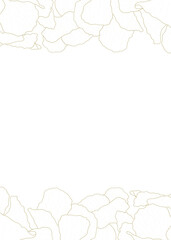 golden floral background