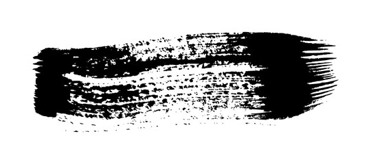Black grunge brush strokes
