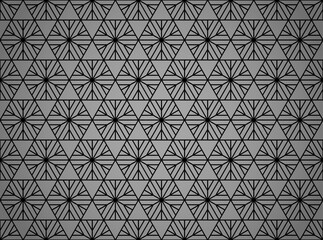 Abstract geometric pattern. A seamless vector background. Black and gray ornament. Graphic modern pattern. Simple lattice graphic design