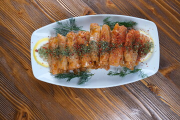 Cabbage Rolls Turkish Food Photo