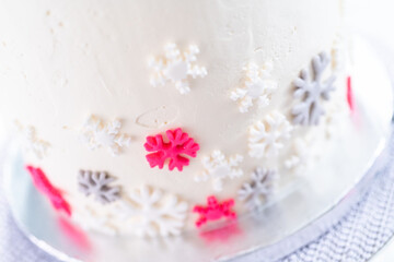 Baking cake
