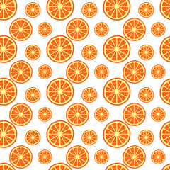 Orange Fruit Seamless Pattern Texture
