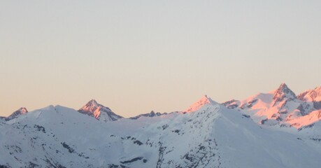 winter mountain landscape