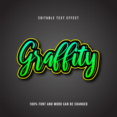 Editable graffiti style text effect © Feri Anggriawan
