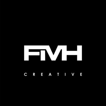 FMH Letter Initial Logo Design Template Vector Illustration