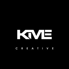 Fototapeta premium KME Letter Initial Logo Design Template Vector Illustration
