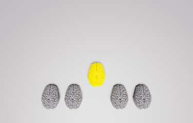 minimal concept of advanced thinking