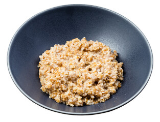 porridge from Emmer farro hulled wheat groats