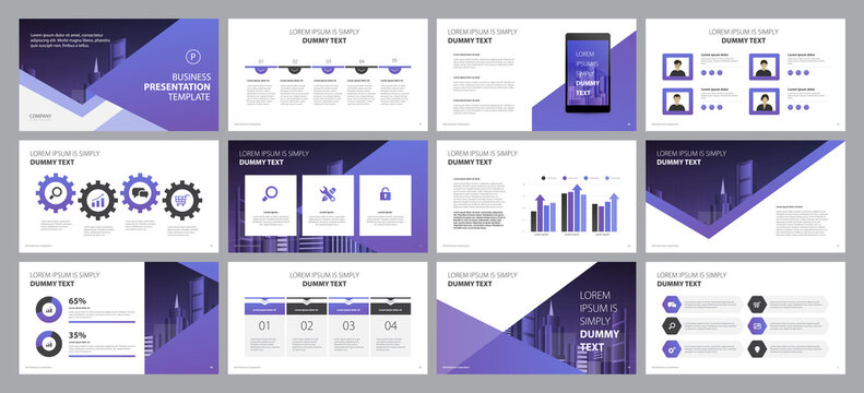 business presentation template design backgrounds and page layout design for brochure, book, magazine, annual report and company profile, with info graphic elements graph design concept
